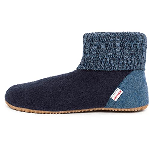 GIESSWEIN Unisex Wildpoldsried Kids Hohe Hausschuhe, Ocean 588, 34 EU