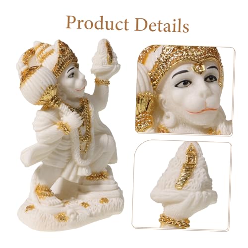 Statue Hanuman résine figurine décorative pour bureau chic - 6