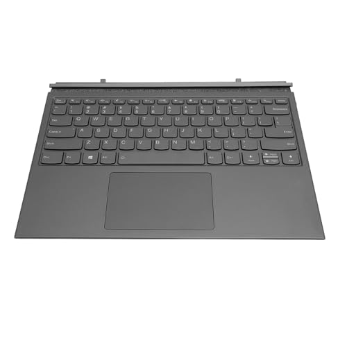 Teclado inalámbrico elegante gris oscuro con panel táctil integrado 2