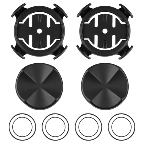 Lot de 2 Support Compteur Vélo pour Garmin Edge 200 500 510 520 800 810 1000 iGPSPORT iGS50 iGS618 XOSS G G+, Support Vélo GPS Guidon Avant, Adaptateur...