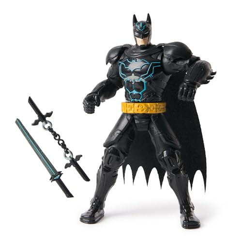 DC Comics, Batman Battle Clash – Batman Ninja Strike Gorilla Grodd Action Figure 15cm with 2 Ninja Accessories, Superhero Toy for Boys and Girls 3 Years Old