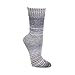 Produktbild Wollsocken Skandinavien-Style wie handgestrickt, mit Umschlag für Damen&Herren CH-2198 (39-42, Grau)