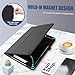 Slim Leather Case for Samsung Galaxy Tab 3 7.0 Inch 2013 (SM-T210 T215 P3200), Multi-Angle Stand Full-Protective Tablet Cover Book Case with Stylus Pen,Screen Film (Black)