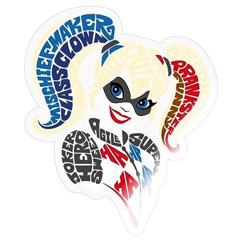 Spreadshirt Super Hero Girls Harley Quinn Sticker Cover