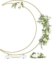 Hochzeitsbogen für Zeremonie, 2,1 m Metall Ballonbogen-Hintergrundständer,Hintergrundständer, Kulissenständer für Geburtstags, Partys, Bankett DekorationenBogenrahmen aus Metall (mit Wasserbasis)