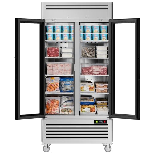 Coolake 36 Cu.Ft. Glass Door Freezer