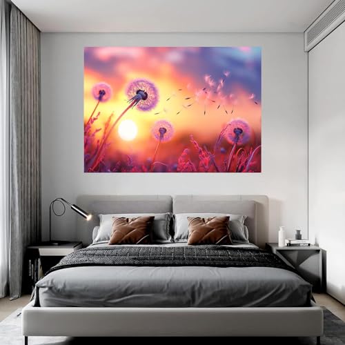 Tableau decoration murale moderne 50x70cm cadre plantes