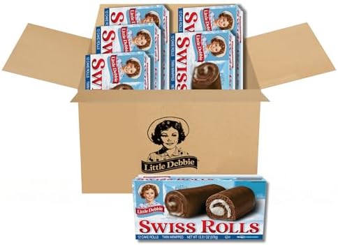 Little Debbie Swiss Rolls, 36 Chocolate Cake Rolls Layered With Creme (6 Boxes)