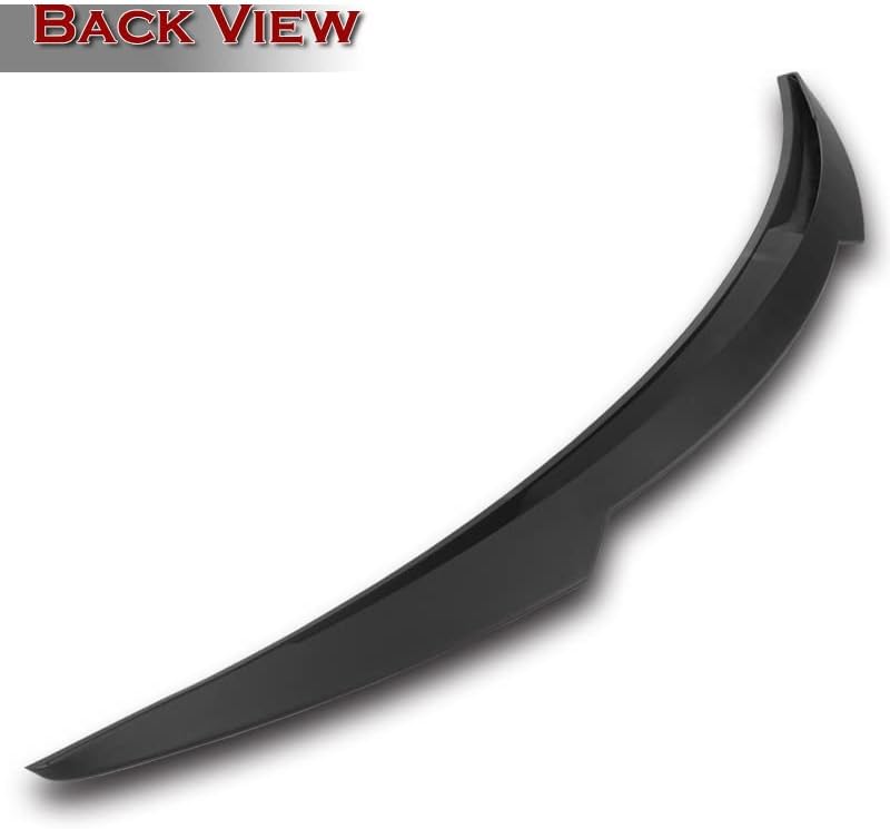 DriftX Performance, Trunk Spoiler Wing fit for Compatible with 2008-2013 Infiniti G37 Coupe W-Power V-Style Trunk Spoiler Wing (Black)