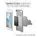 Spigen Kuel MP4-P Metal Plates for Magnetic Car Mount Phone Holder QNMP Compatible (4 Pack - 2 Round, 2 Rectangle) - Black