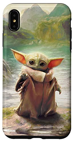 Coque iPhone XS Max Star Wars Grogu cadeau idéal fan de science-fiction