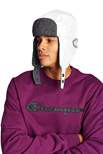 Champion LIFE Men's Puffer Hunter's HAT, White, Large/X Large