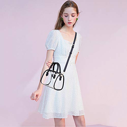 Women Clear Shoulder Bag Transparent Handbag and Purses PVC Crossbody Bags Purses2