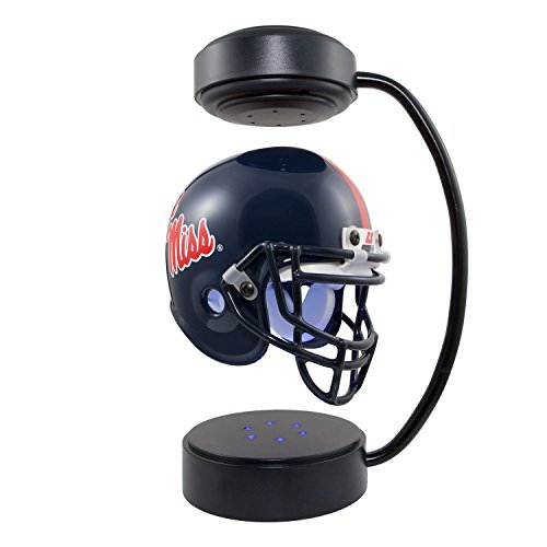 Ole Miss Rebels NCAA Hover Helmet - Collectible Levitating Football Helmet with Electromagnetic Stand - Thumbnail 3