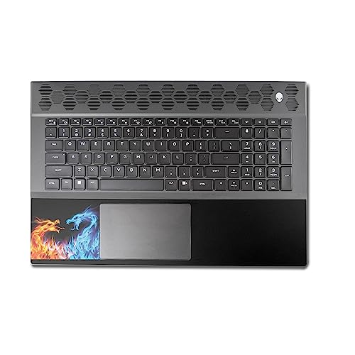 Image of MightySkins Skin Compatible with Alienware M18 R1 (2023) Full Wrap Kit - Dueling Dragons | Protective, Durable, and Unique Vinyl Decal wrap Cover | Easy to Apply & Change Styles | Made in The USA