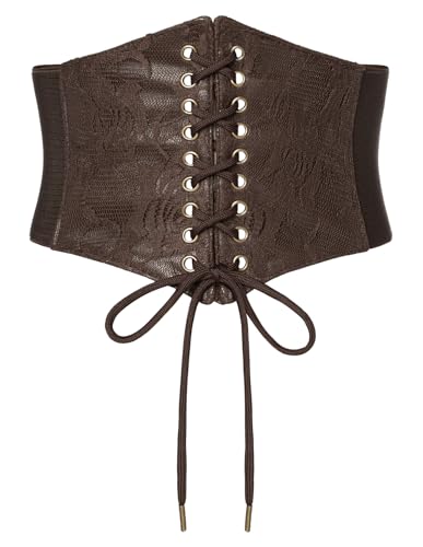 Ceintures corset pour femme à lacets élastiques pour affiner la taille