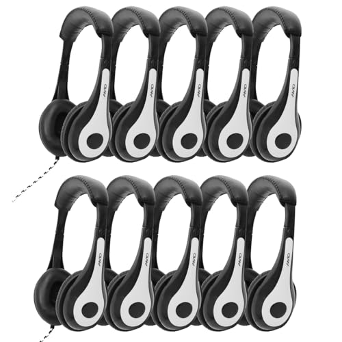 Auriculares AE-35 para aulas pack de 10 unidades Avid Products con clavija de 3,5 mm sin micro