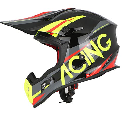 TorkeRng Male and Female Racing Motocross Helmets,Dirt Biker Downhill Road,Protective Gear NO.3 Warrior