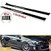Car Side Skirt 8 Pcs 2.2m Winglet Splitters Lip Side Spoiler Compatible with VW Compatible with Polo Compatible with Golf Mk5 Mk6 Mk7 Compatible with Jetta Compatible with Passat(Glossy Black)