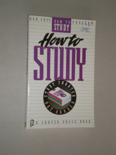 How to Study 0934829934 Book Cover