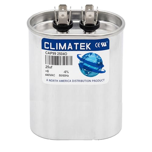 Condensateur 25 MFD ClimaTek pour relancer le moteur de votre unité extérieure