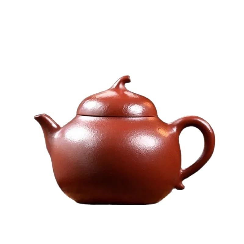 Ceramiczny dzbanek 170 ml fioletowy, fioletowe akcesoria do herbaty, domowy zestaw do parzenia herbaty z filtrem, chińskie akcesoria do ceremonii parzenia herbaty, czajniczek do herbaty sypanej