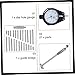 Veemoon 1set Precision Manual Bore Gauge Tool Flexible Indicating Cylinder Gauge Measuring Tool for Engine and Industrial Applications