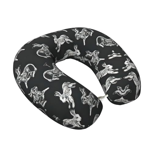 Almohada de poliéster para cuello y hombros negra miniatura 2