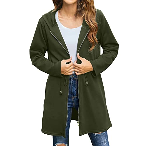 Sweat à capuche veste pour femme idéal pour les promenades matinales en hiver