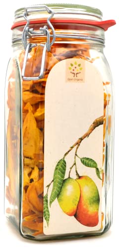 Bio-Mango getrocknet 500g im Glas aus transparentem Biolandbau Cover