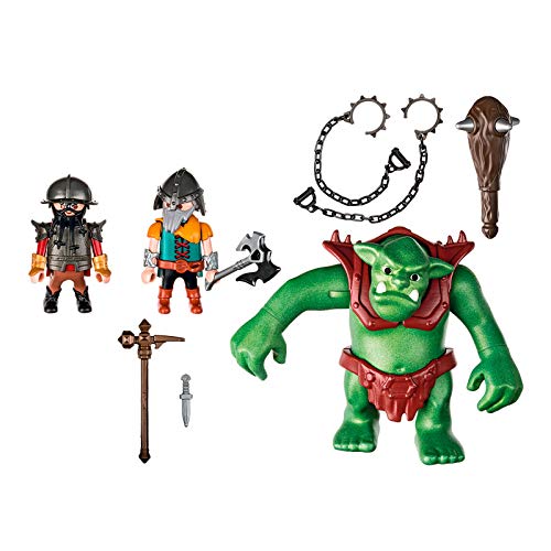 Playmobil 6004 Soldats Nains Avec Troll 0115 - vue 5