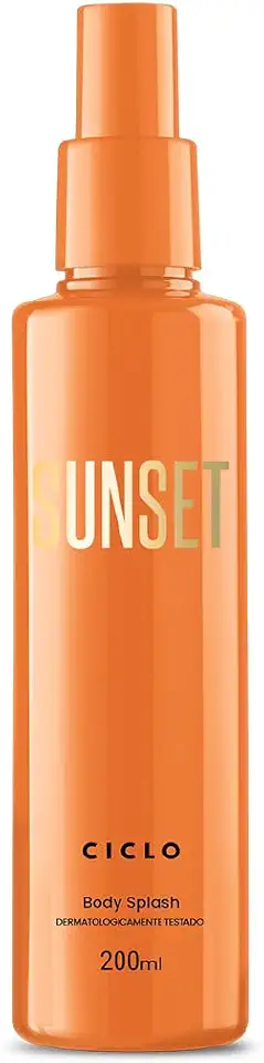 Ciclo Cosméticos BODY SPLASH CICLO SUNSET 200ML Laranja Vegano Sem Crueldade