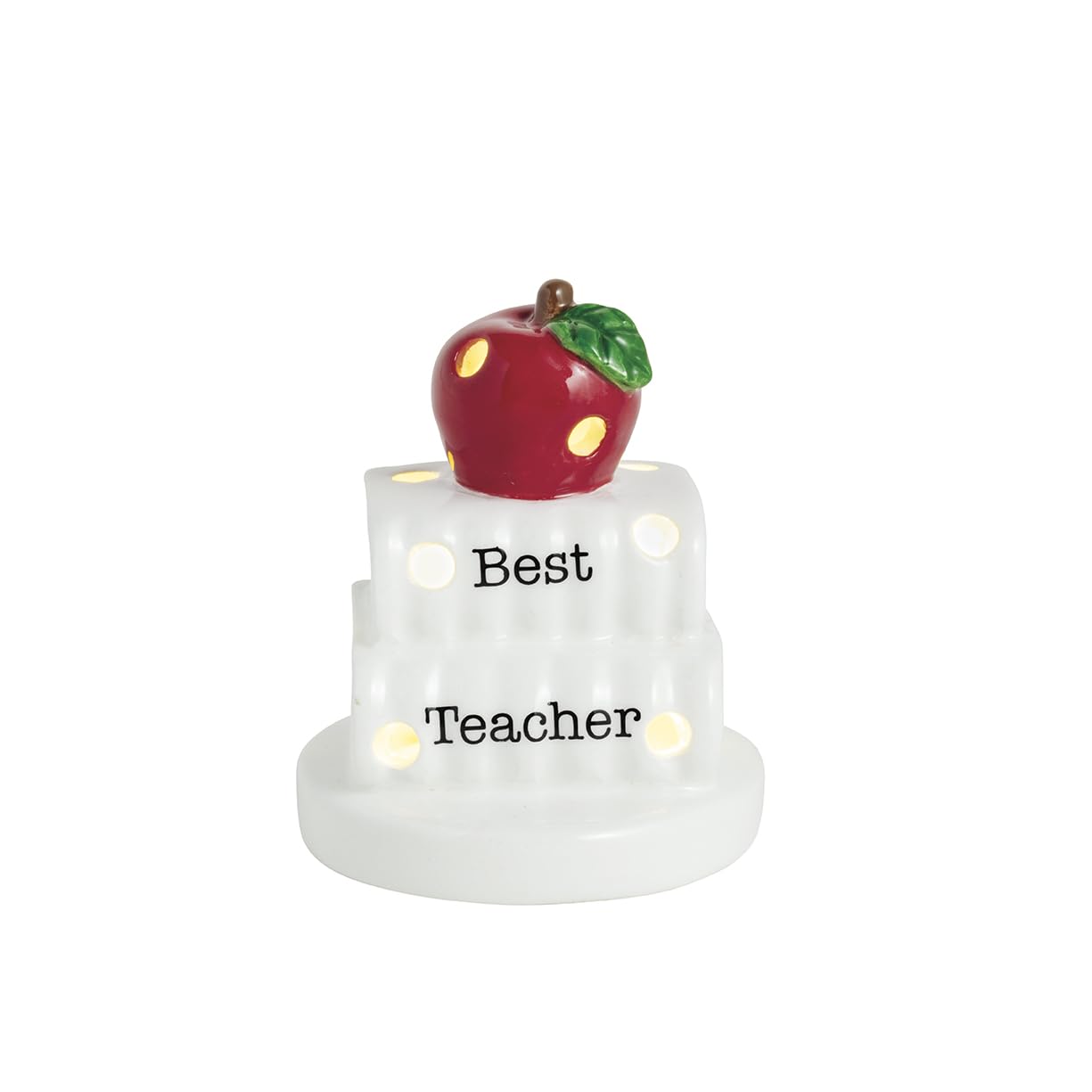 Sitter LED enseignant Mud Pie rouge pour illuminer un bureau d'école