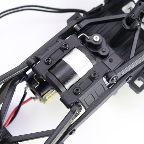 Metal Transmission Gearbox with Bracket for FMS FCX24 1/24 Power Wagon FCX18 Land Cruiser LC80 K5 Blazer RC Crawler Upgrade Part (Titanium) by FACCNOY - Image 5
