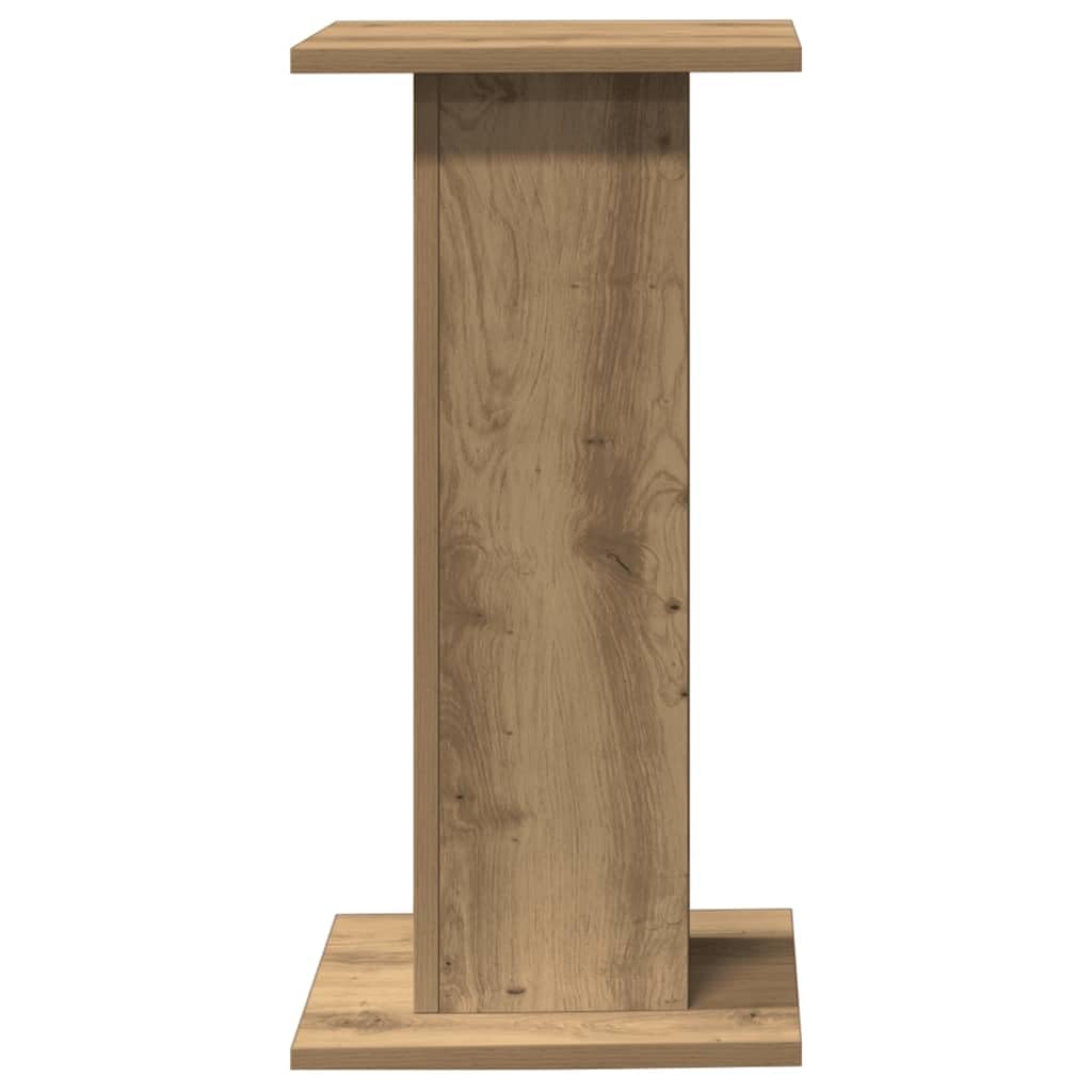 Generico Supporti Altoparlanti 2 pz Rovere 30x30x60 cm in Multistrato,Marrone,12.1kg,852662
