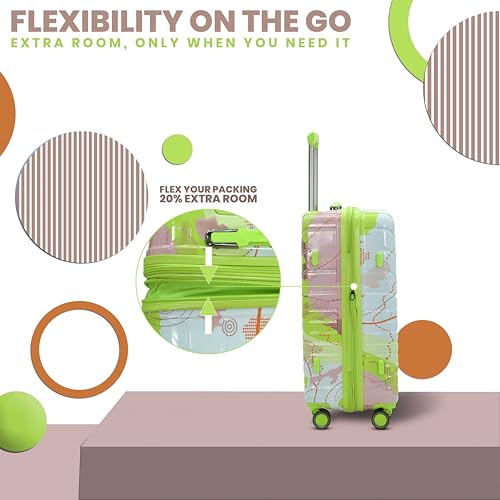 Image of AMERICAN TRAVELLER THE Upland Trolley Bag | Anti-Theft Zippers | Light Weight, Expandable Travel Suitcase, Durable Hard Shell, TSA-Type Lock, Spinner, Anti-Theft Zippers