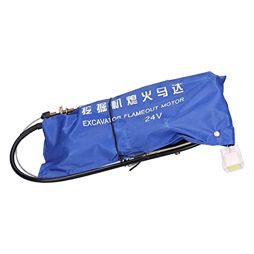 Motor solenoide de parada, solenoide elétrico de 24 V, válvula solenoide de parada para peças de mot