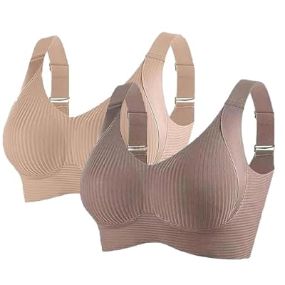 riou Sujetadores Deportivos Mujer Talla Grande, Sujetador Deportivo sin Aros con Relleno Encaje Sexy para Mujer Sostenes Básicos Cómodo sin Costuras Bra Suave Push Up Bralette Sujetadores Original | Ya disponible en tu tienda friki favorita! En mundofriki.es!