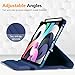 Fintie Rotating Case for iPad Air 11-inch M3 (2025) / M2 (2024), iPad Air 5th (2022) / 4th Generation (2020) 10.9 Inch - 360 Degree Rotating Protective Stand Cover w/Pencil Holder, Ocean Marble