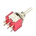 Mini interrupteur à bascule de voiture professionnel momentané, interrupteur à bascule On Off On, 6 mm pour les appareils ménagers du tableau de bord de contrôle industriel