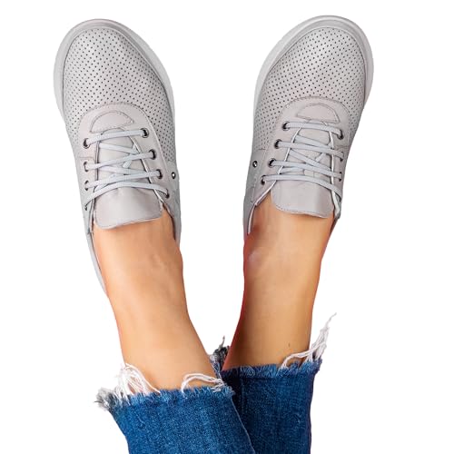 On The Go Hosiery Women's Fashion Invisible No Show Socks (6 Pair/ 3 Pack) (White Grey Speckle), One Size (Q-03)3