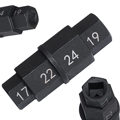 DPTOOL Hex Axle Tool for Motorcycle Front Axle Wheel 17mm 19mm 22mm 24mm