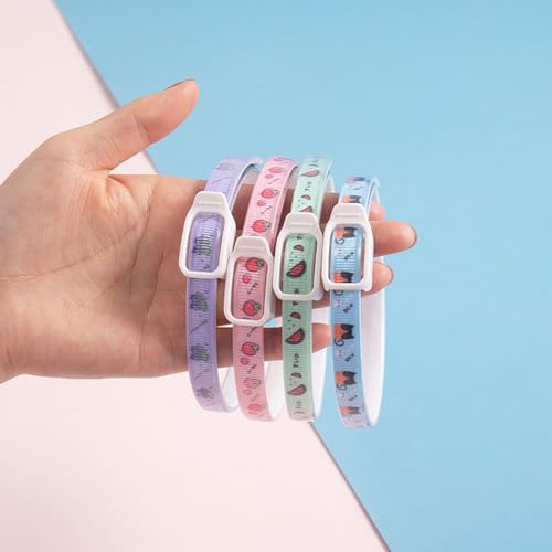 Langzeit Floh & Zeckenschutz Halsband für Hunde - Natürliches Insektenabwehrhalsband, Schützt effektiv gegen Flöhe, Zecken, Milben & Parasiten (Lila, 5x5x1cm)