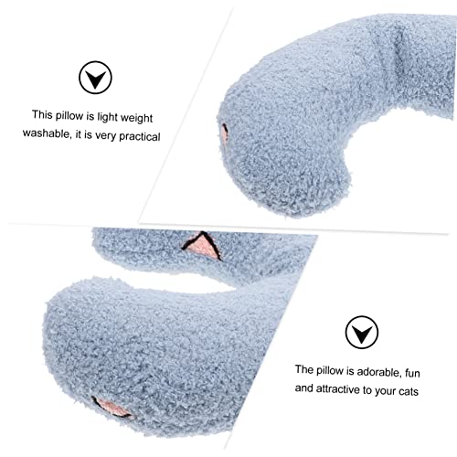 Almohada para cuello de felpa con soporte protector cervical 3