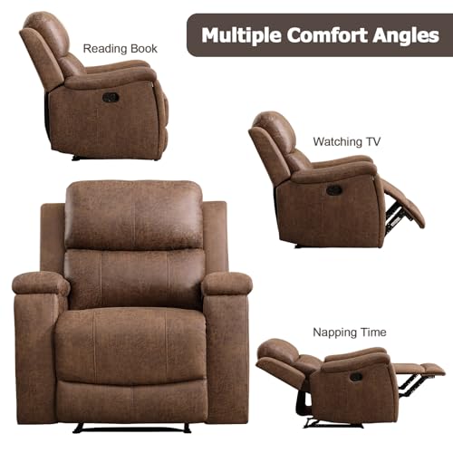 CANMOV Manual Recliner with Cup Holders