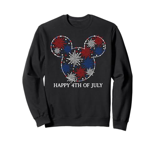 Sweat Mickey Disney feu d'artifice cadeau original pour fan de pop culture