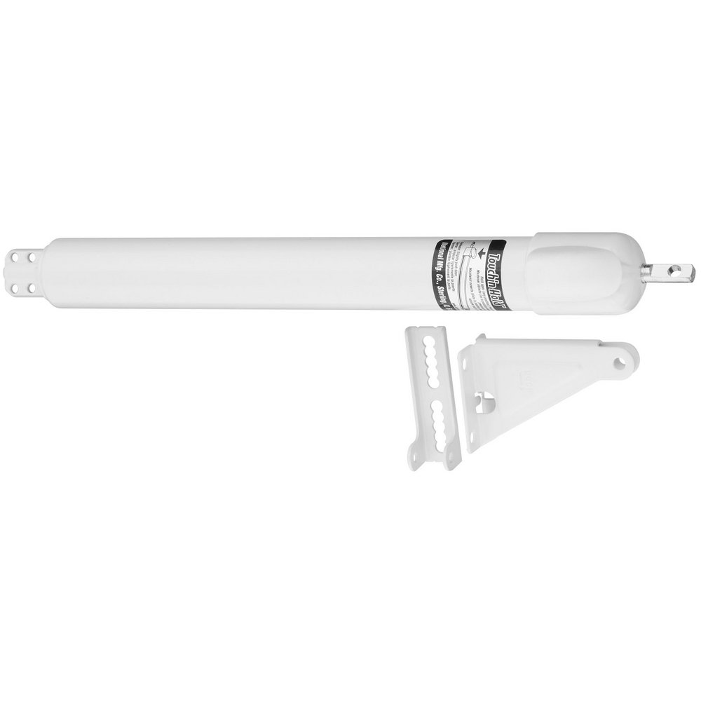 National Hardware V1345 Touch'N Hold™ Door Closer in White