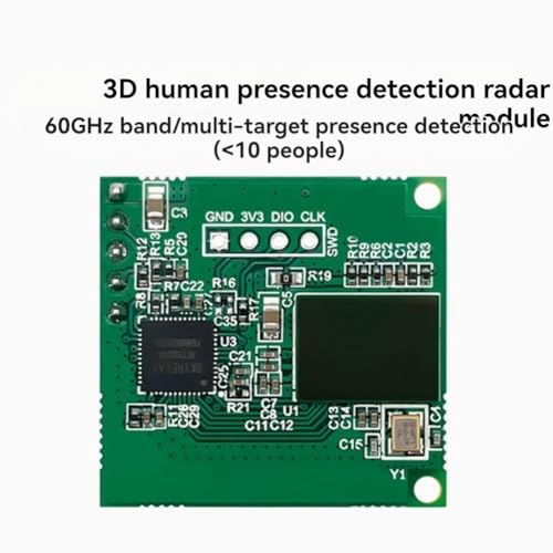 Radar MmWave LD6001B de 60 GHz con sensor de presencia 3D y placa serial CH340 3