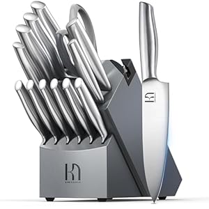 Knife Set, 14 Pcs Premium Japanese ...