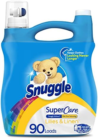 Snuggle SuperCare Liquid Fabric Softener, Lilies and Linen, 95 Ounce, 90 Loads